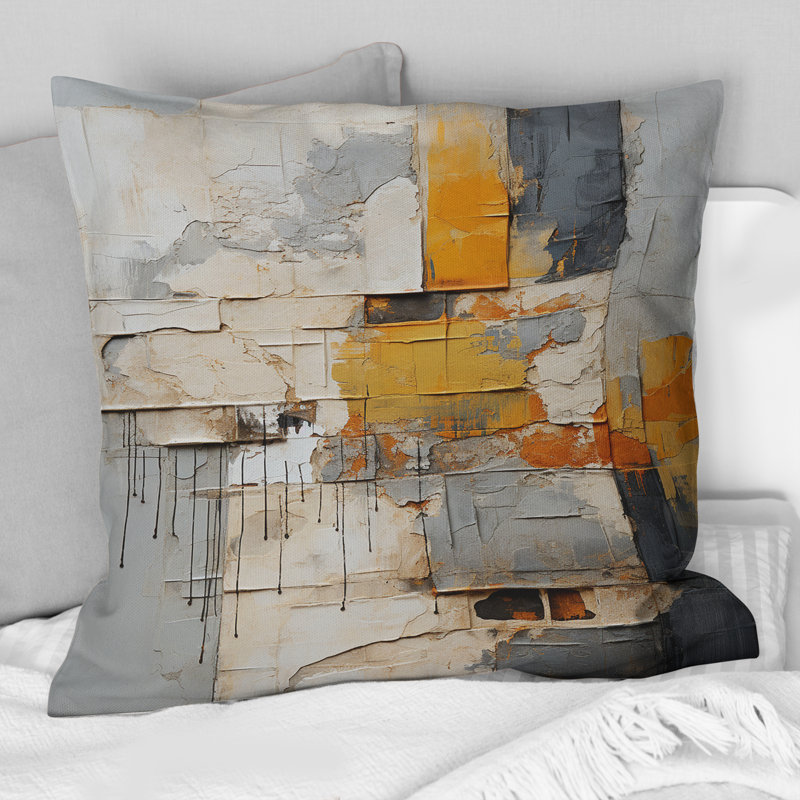 Coussin décoratif Abstract Assemblage I - Abstract Collages
