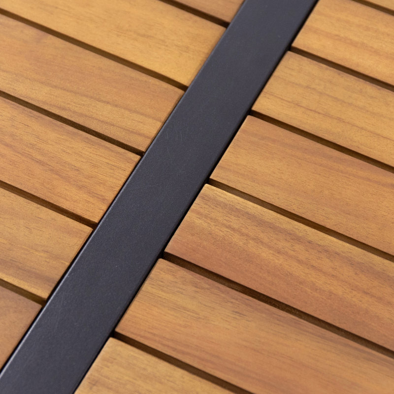 Canapé d'angle + table basse pour patio