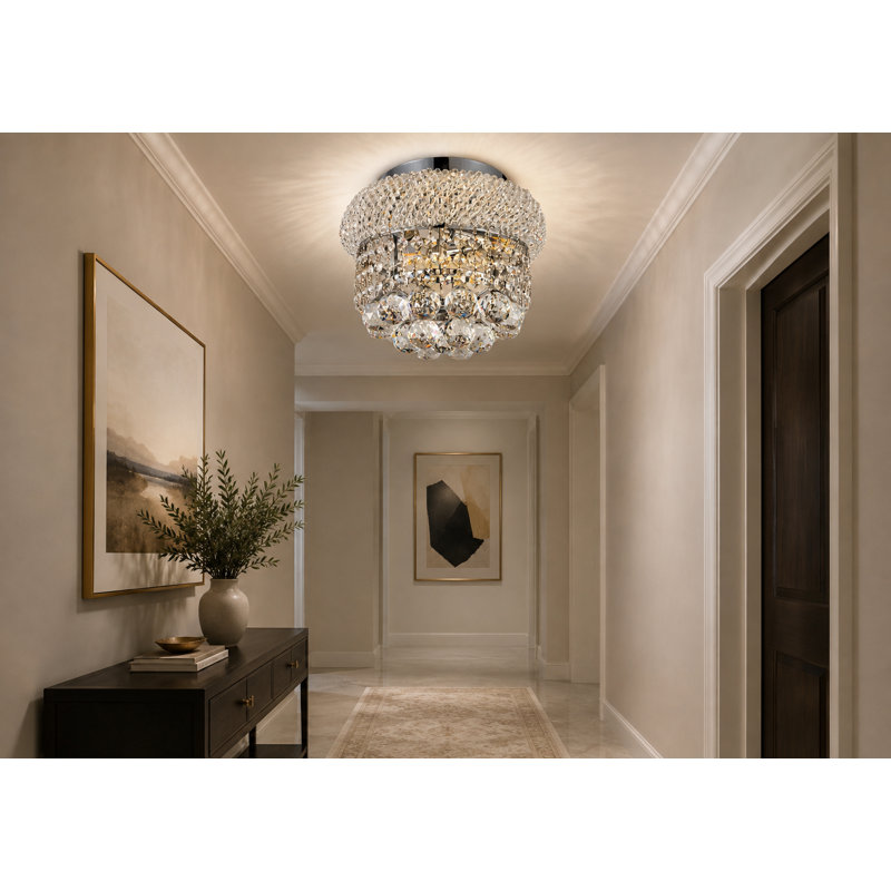Primo Flush Mount, Chrome
