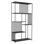 Ramar 73" Tall 5-Tier Iron Bookshelf, Antique Black