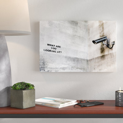 'What are you Looking at' Graphic Art Print on Wrapped Canvas