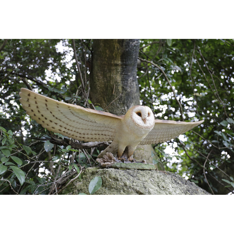Barn Owl Flying Statue
