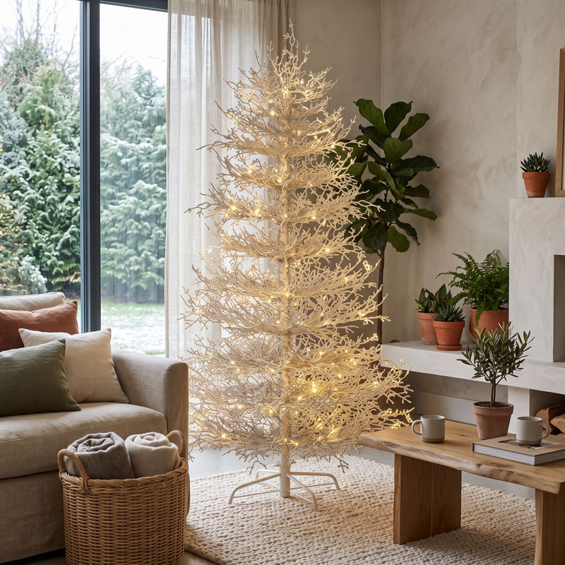 Arbre de Noël artificiel avec lumières DEL