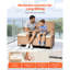 Banc de rangement extérieur en PE rotin 70Gal