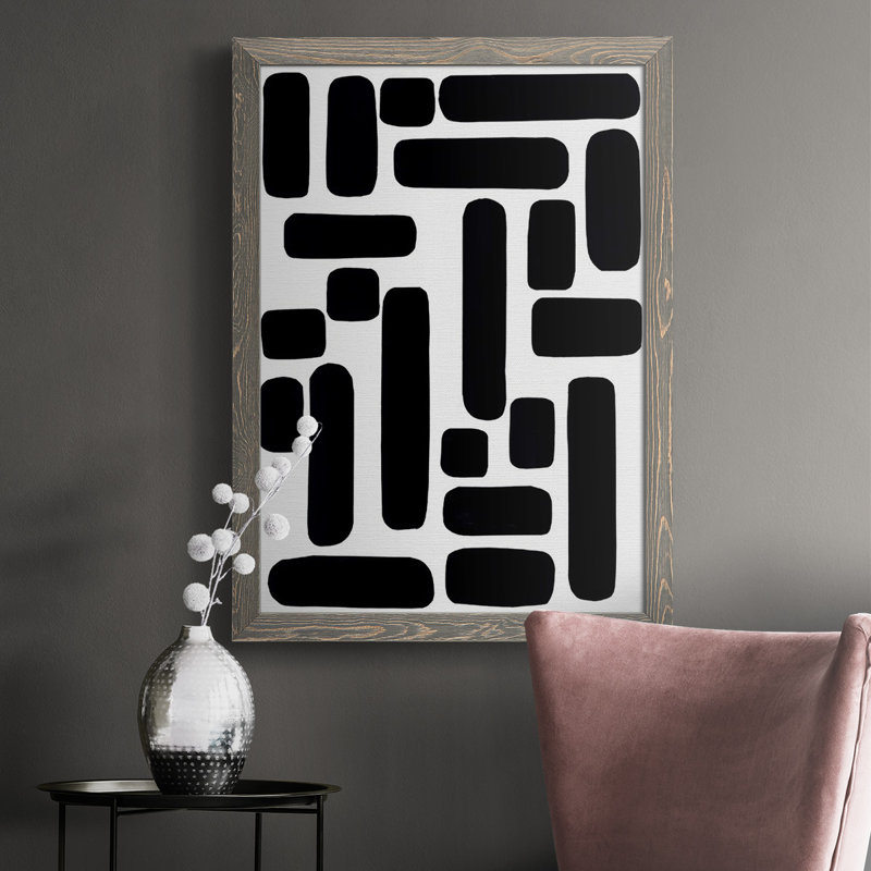 «Gaynell Shuffle IV», reproduction d'un seul cadre photo sur toile, H 37,5 po x l 27,5 po, Pas de tapis