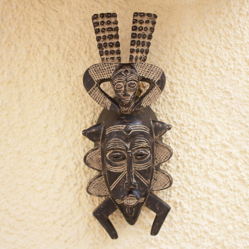 Handmade Boho Wall Decor on Solid Wood