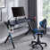 Inbox Zero 48in R-Shaped Gaming Desk with Mouse Pad