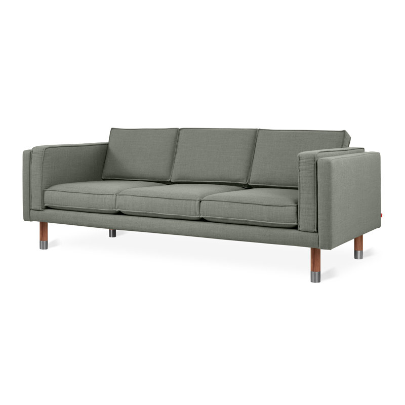Augusta Sofa Funfetti Galaxy Walnut Pewter, Caledon Cinder Linen