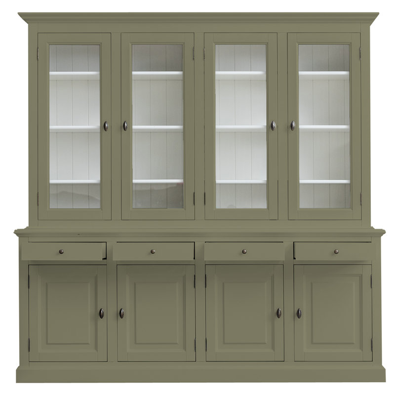 Babak Display Cabinet, Olive Grey