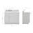 Partham 43'' Single Bathroom Vanity with Carrara Marble Top-94350756