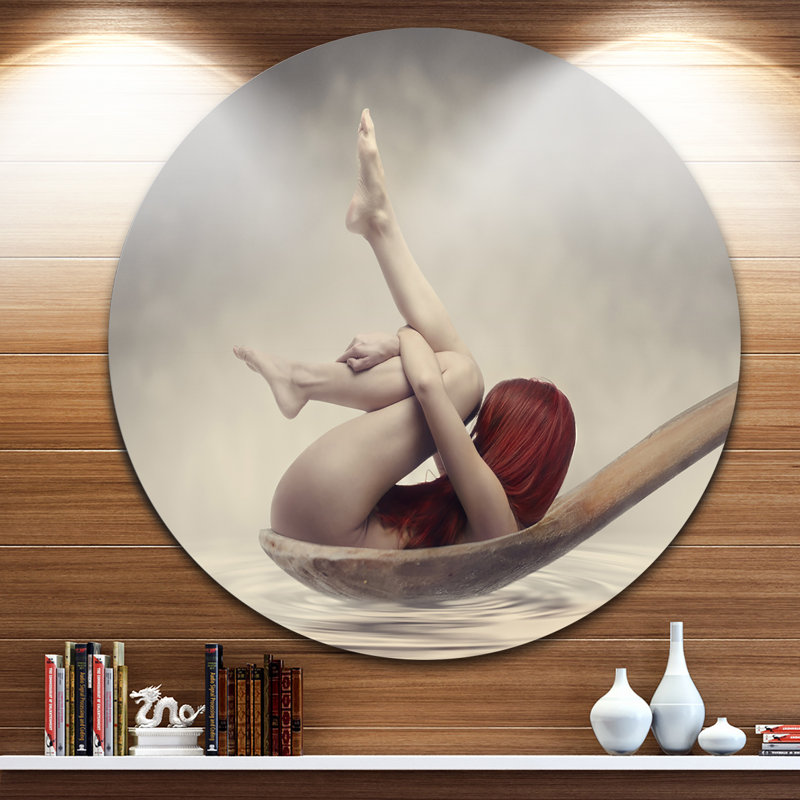 «Beauty Bath», reproduction d'impression, H 23 po x l 23 po x P 1 po, Métal