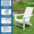 Buvana HDPE Folding Adirondack Chair-313151944