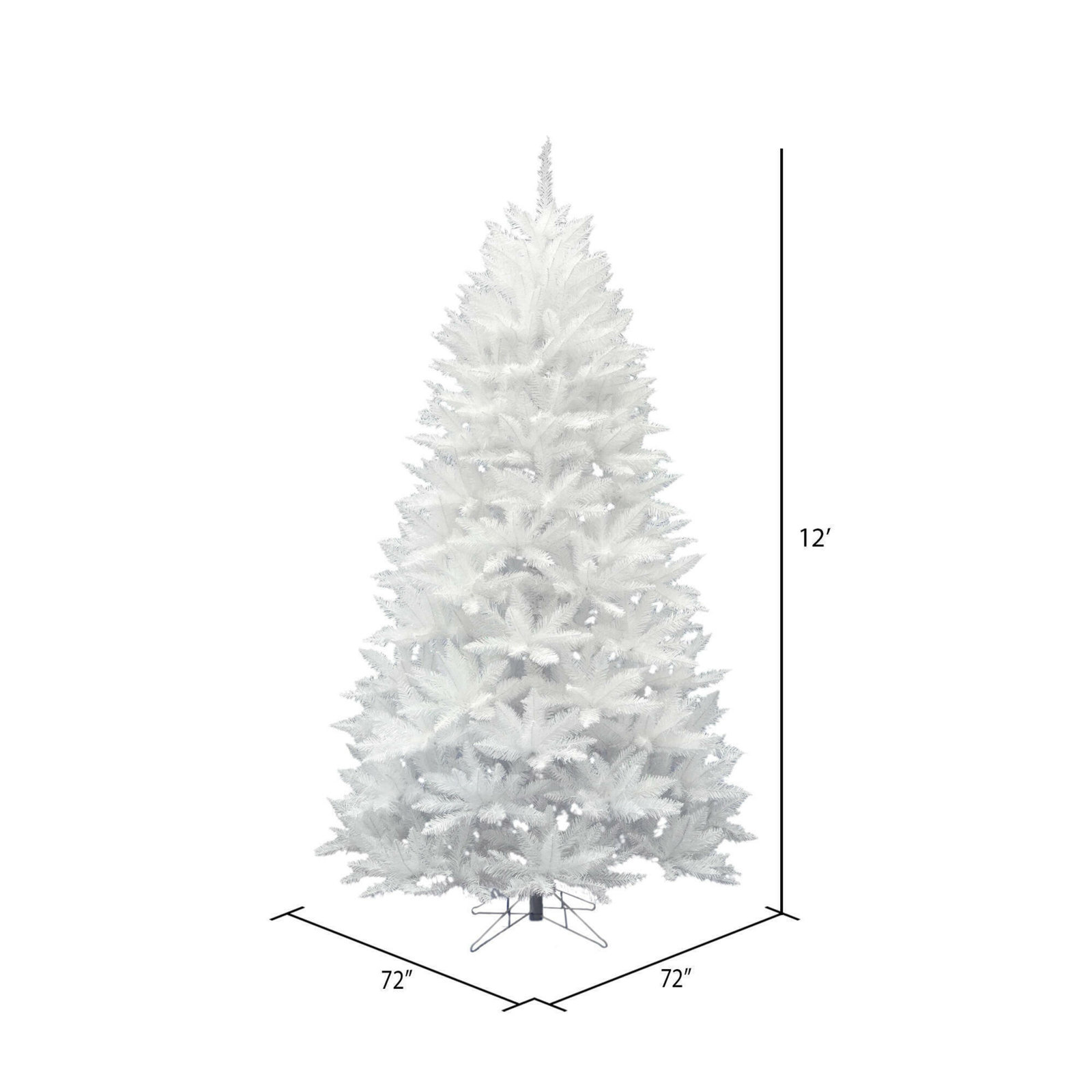 Artificial Spruce Christmas Tree, 12' H