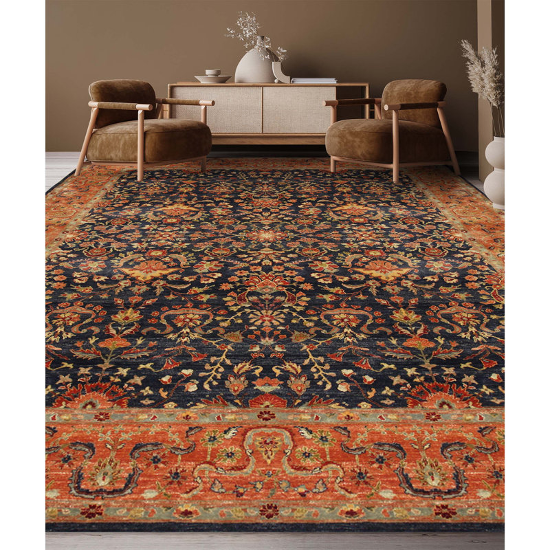 Wool Oriental Area Rug, Rectangle 10' x 14'