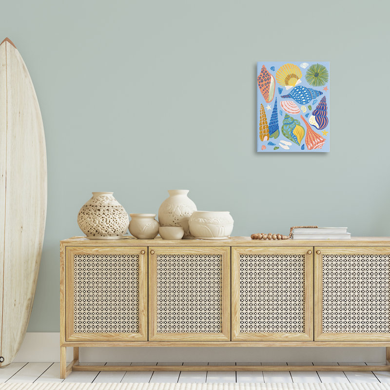 «Summer Fun Seashells» par Arrolynn Weiderhold, H 20 po x l 16 po