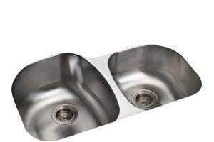 31.5 in. L Stainless Steel Undermount Double Basin Kitchen Sink
