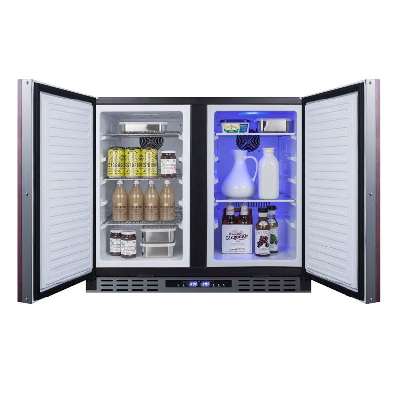 Summit Appliance 5.8 Cubic Feet Convertible Mini Fridge, Panel Ready Door