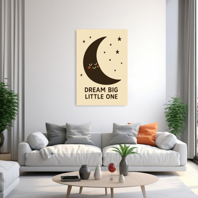 «Moonlit Dreams Dreamy Abstract Contemporary Landscape Nature», reproduction d'art mural