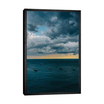 Stormy Amalfi Coast III 1 Piece Wall Art on Canvas
