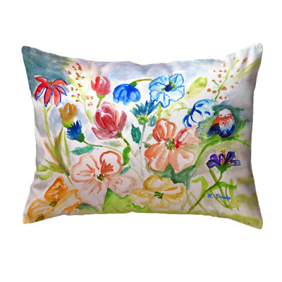 Colourful Flowers Noncorded Pillow