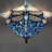 Tiffany Glass Flush Mount-371854572