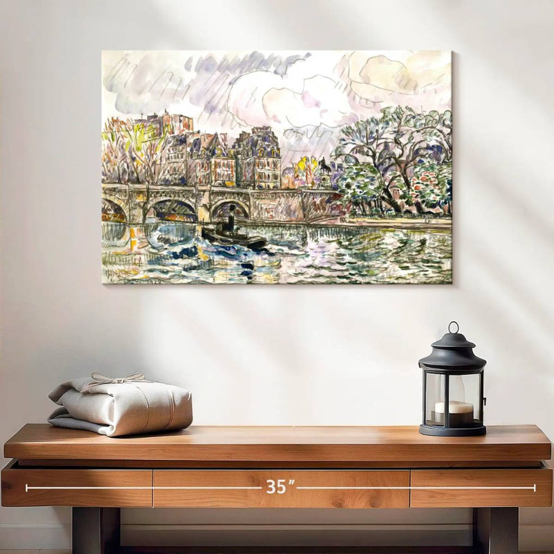 Sirci Paris La Place Dauphine, H 16 po x l 24 po