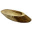 Petit objet décoratif en bois sculpté à la main de 6 po - Bol décoratif brun naturel | Petit centre de table en bois organique pour tablette ou table