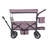 Wagon Stroller Push Pull Quad Collapsible Stroller With Adjustable Handle