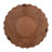 Bogar Boho Round Wall Mirror 48" Black and Natural Mango Wood Lattice Frame Modern Decorative Accent for Home Office Bedroom Living Room Decor MDF Backing Rustic Artisan Design