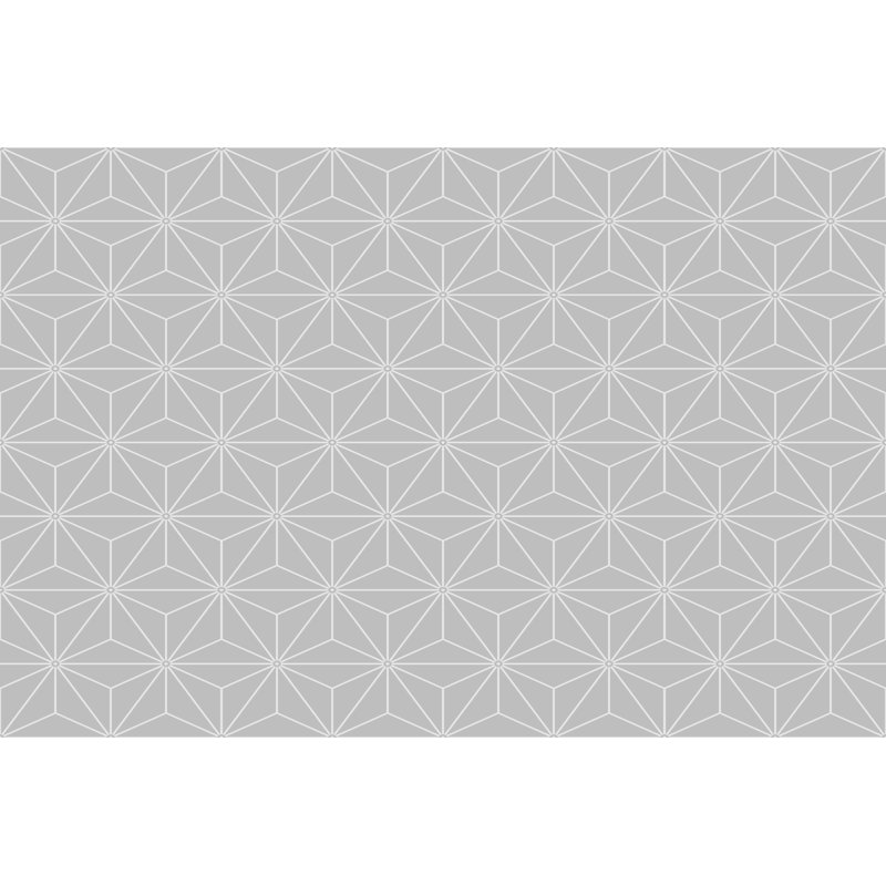 Bariah Rectangle 100 cm x 150 cm Vinyl Area Rug