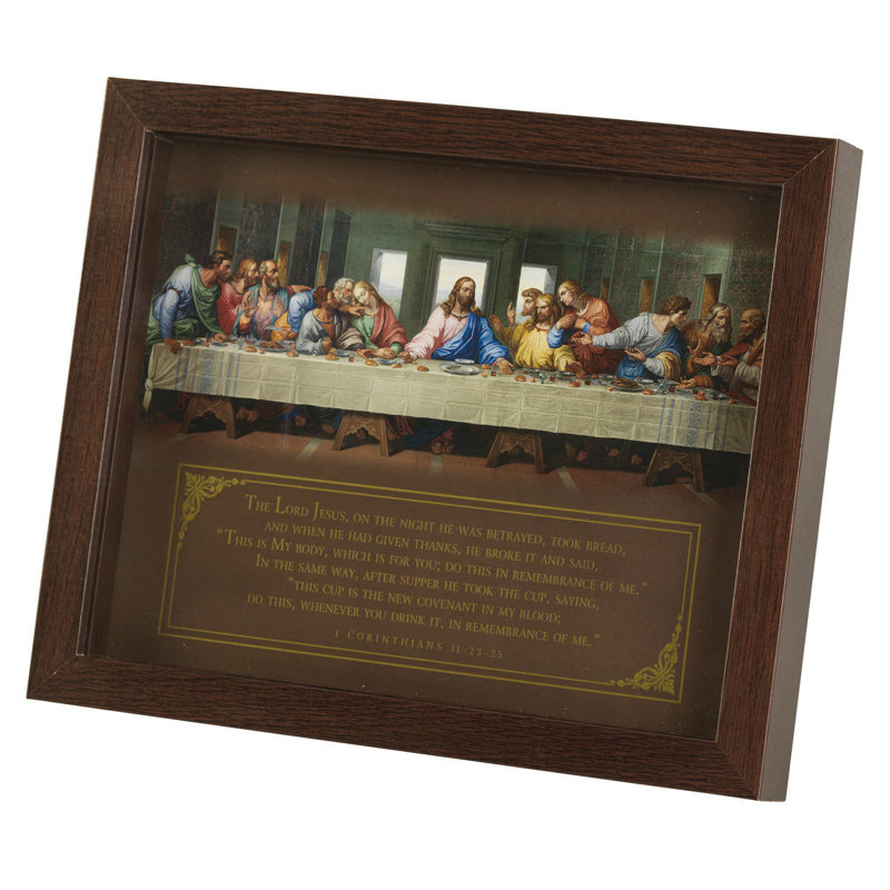 La Cène - Shadowbox, art textuel