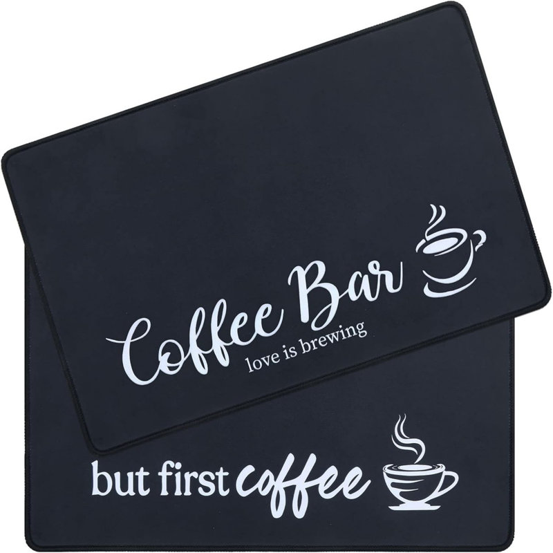 Large Coffee Mats 2-Pack 16X24 Inch