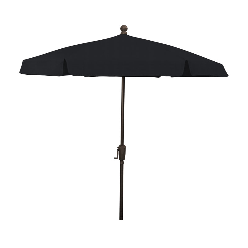 Parasol de marché 7,5 pi Home Garden, Noir, Bronze champagne