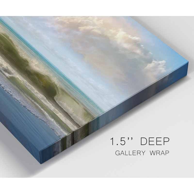 «Beach Break», impression sur toile tendue, H 48 po x l 32 po x P 1 po
