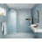 Maven 28 in. x 86.75 in. Fully Frameless Arched Fluted Single Fixed Shower Panel-102976622