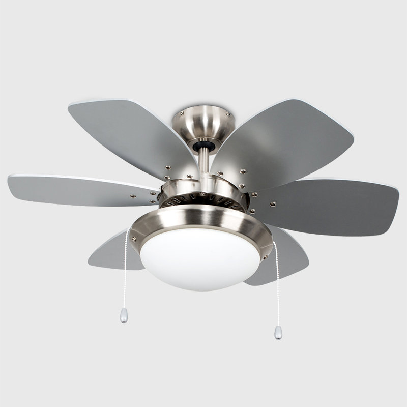 Paschke 76cm Ceiling Fan with Light Kit, No