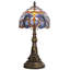 Mini lampe de table en verre coloré Tiffany
