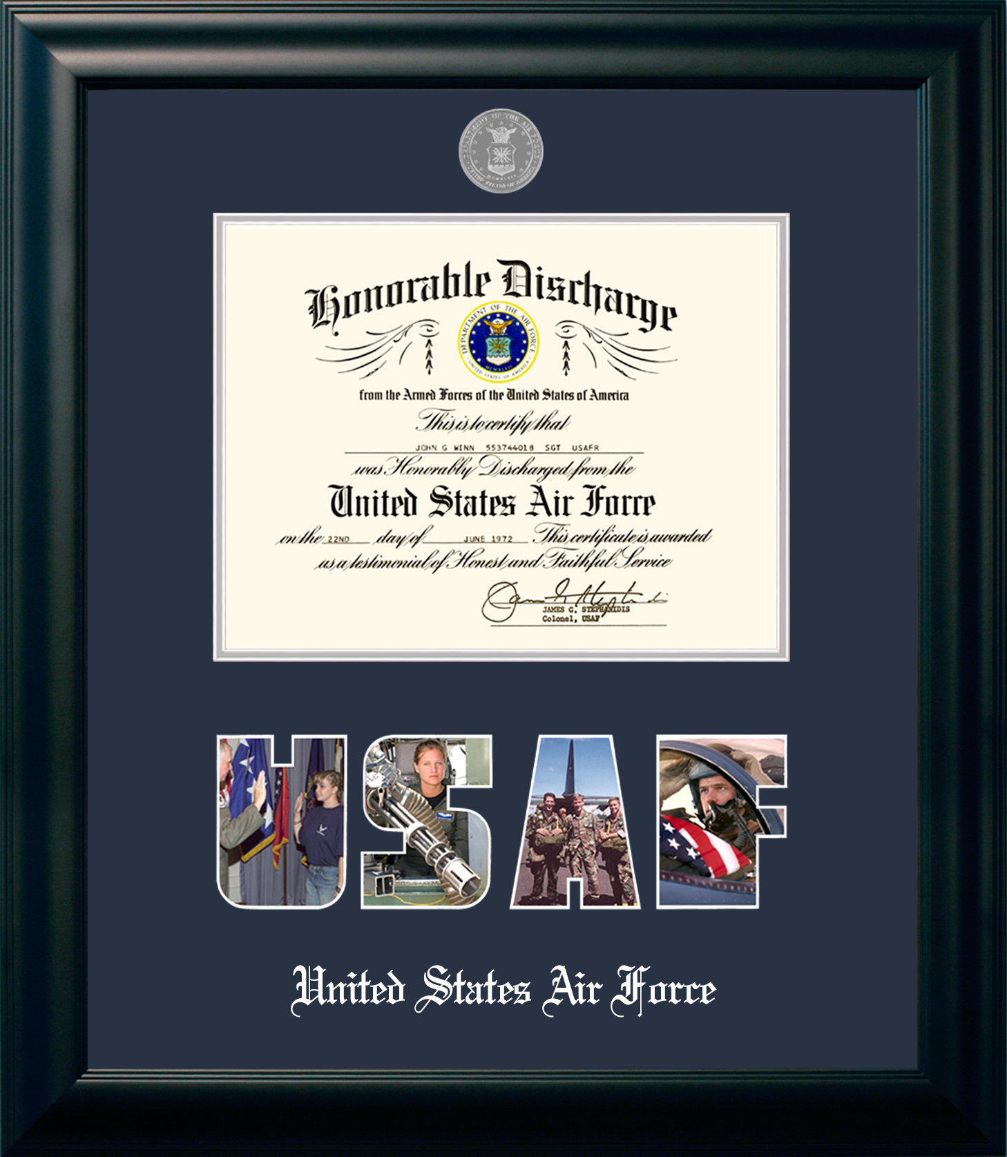 Afb Frames Patriot Frames Air Force Discharge Picture Frame - Wayfair Canada