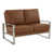 Similicuir brun clair cognac