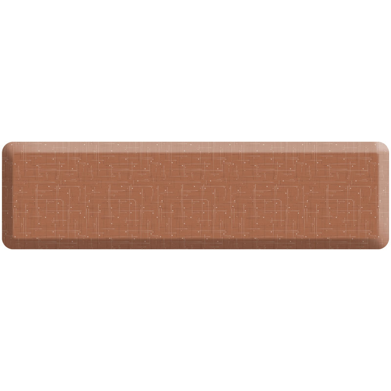 Tapis de cuisine anti-fatigue, motif de circuit moderne épice, 20 po x 72 po, Épice