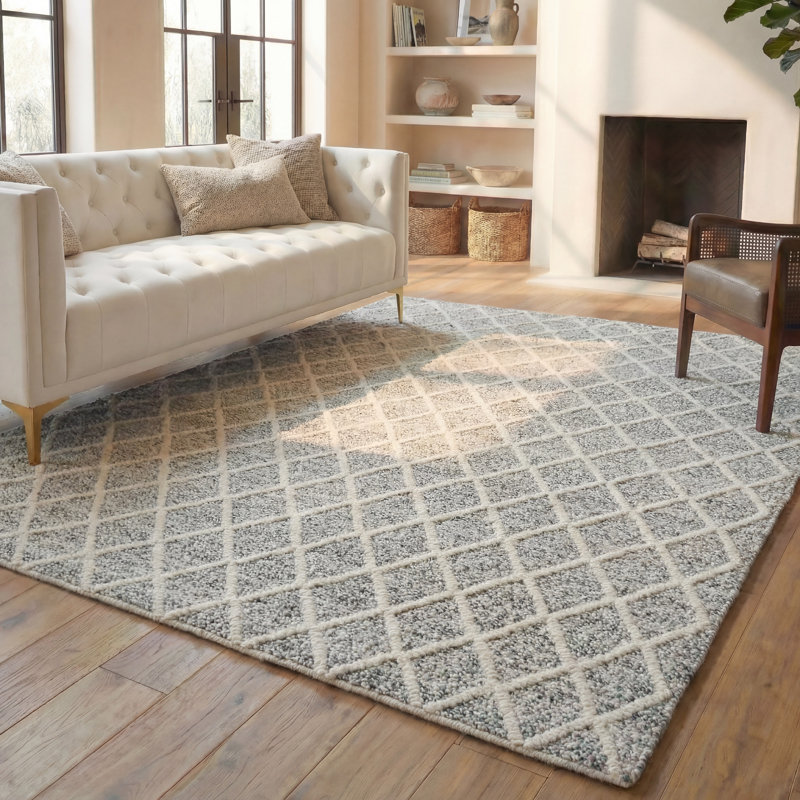 Russo Hand Woven Performance Geometric Rug, Rectangle 8' x 10'