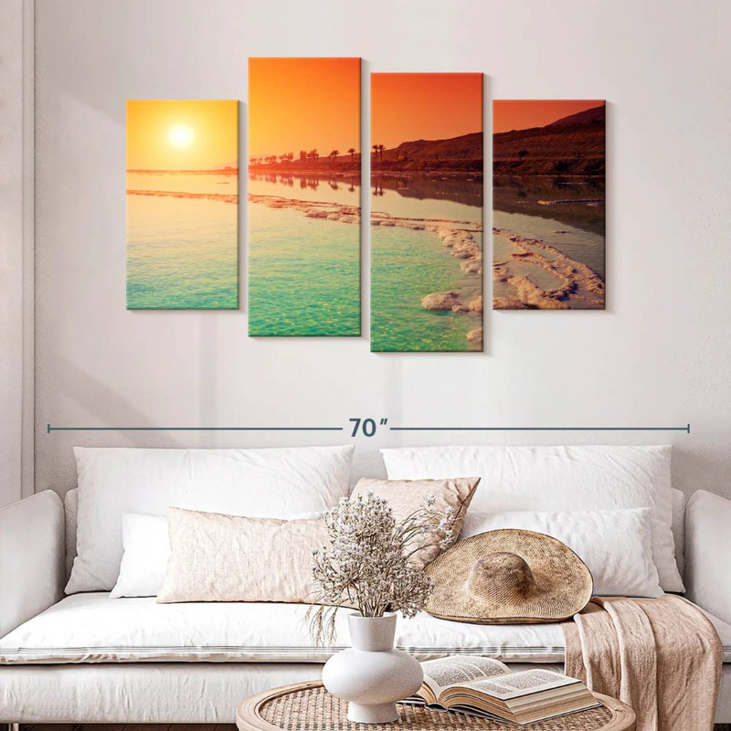 Gillard Dead Sea Sunrise, 32"H x 52"W
