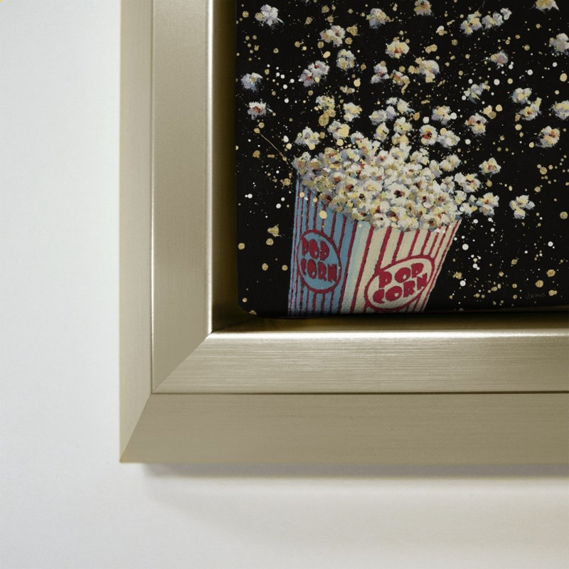Cinéma Pop par James Wiens - impression sur toile, Champagne, H 44 po x l 64 po
