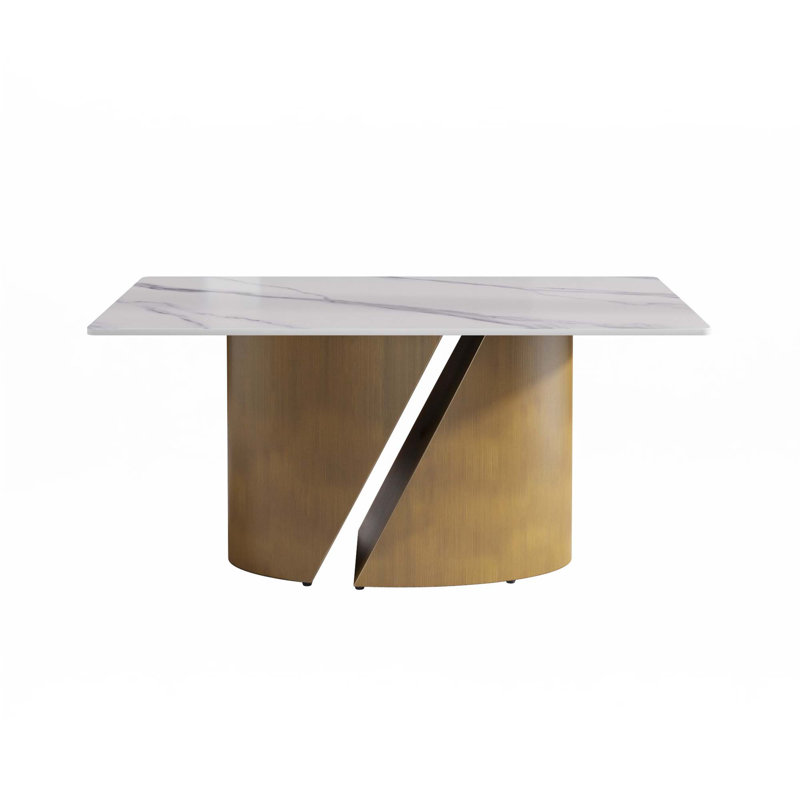 63 "Artificial Stone  Dining Table(Only Table)