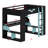 High-Profile Sleeping Platform Featuring Built-in Outlets, Smart Cable Organization, and Dynamic LED Effects-457864805