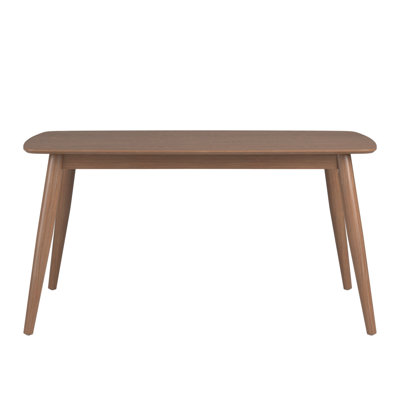 Gallman 59.06'' W Rectangular Dining Table with Tapered Legs