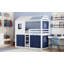 Lit simple superposé en bois avec tente-1985741860-1985741863