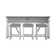 Guillen Console Bar Table and Stool Set w/ Charging Station