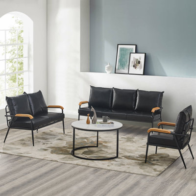 Ukiah 2 Seater Faux Leather Sofa
