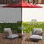 Parasol Vonsha 9 pi, rouge brique et imperméable, 8 nervures, manivelle à bouton-poussoir inclinable pour patio, jardin, table d'extérieur avec protection contre l'eau